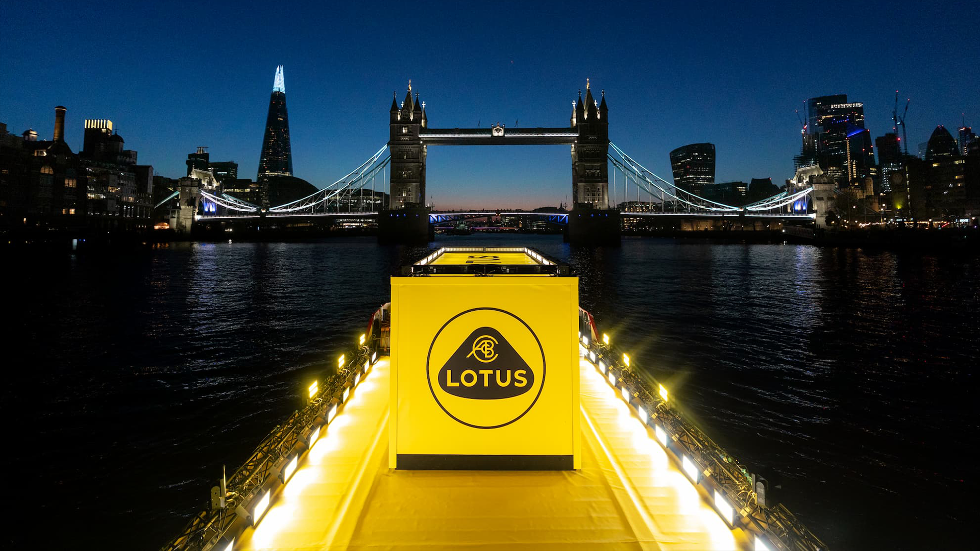 Lotus Eletre Launch The Thames, London