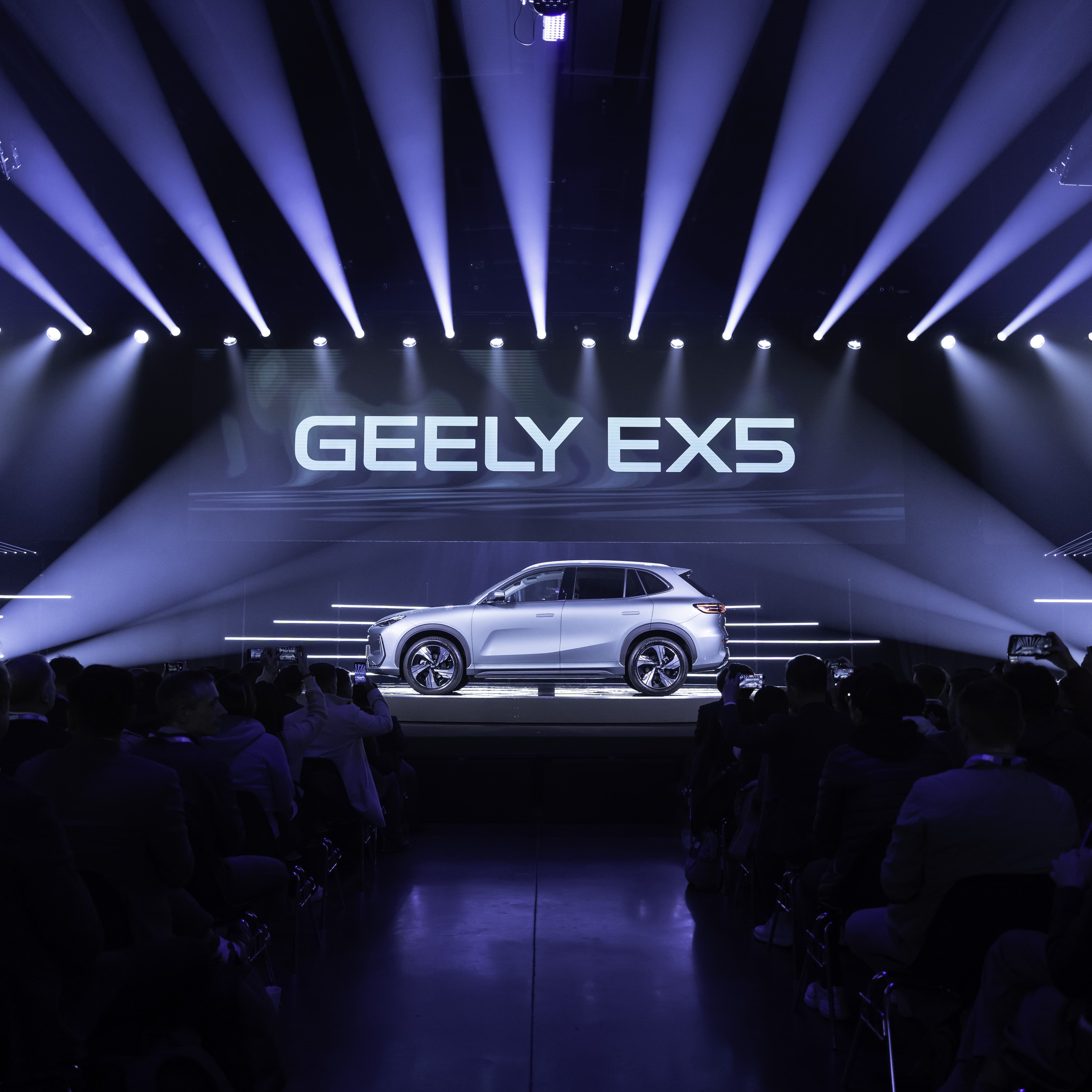 A launch moment for the Geely EX5 seen live by more than 11 million viewers Image