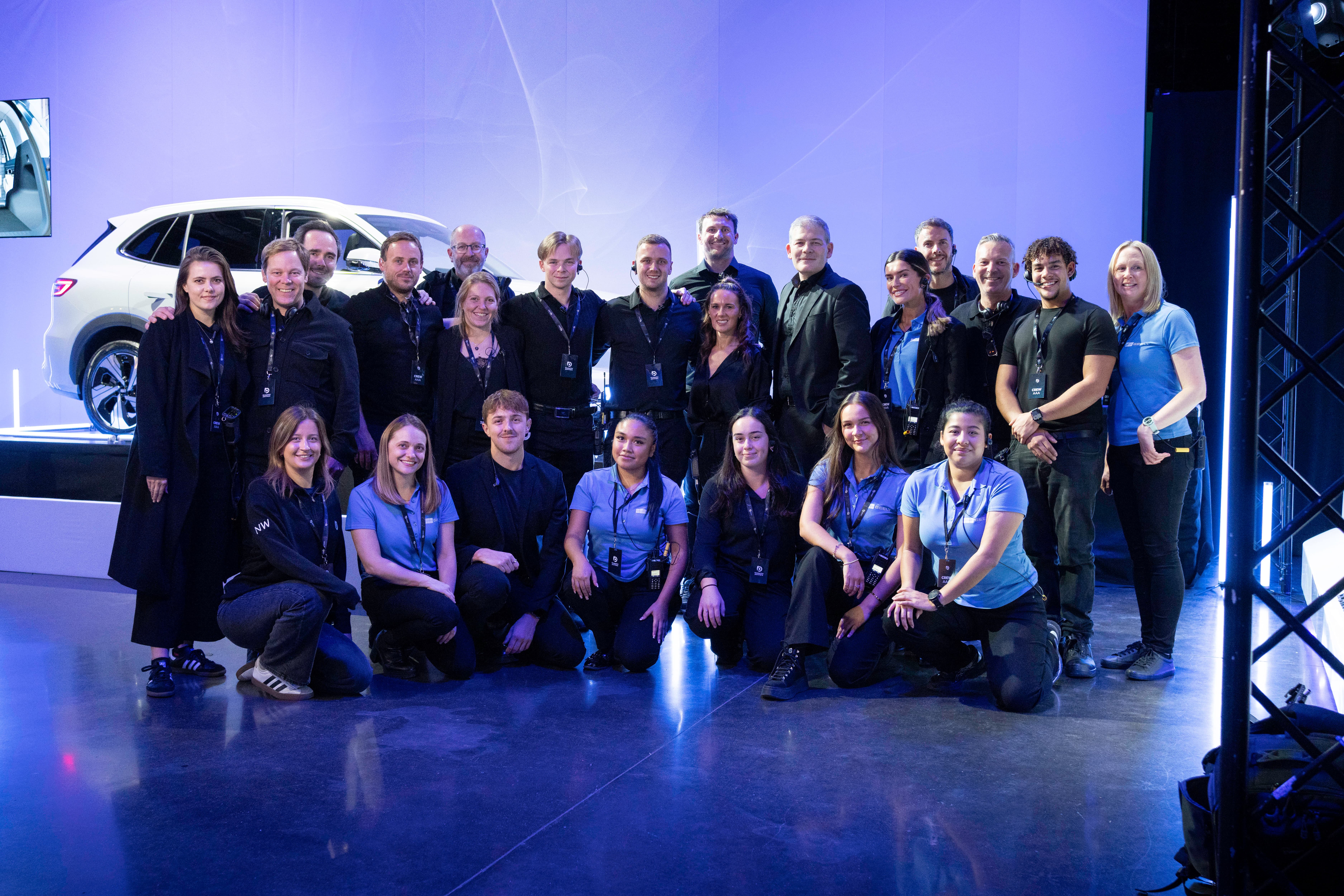 The Blueprint Partners team at the Geely EX5 launch